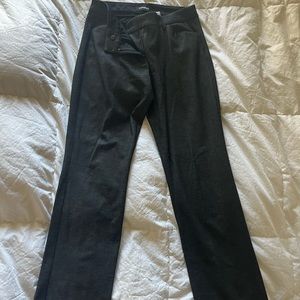 Gray work pants